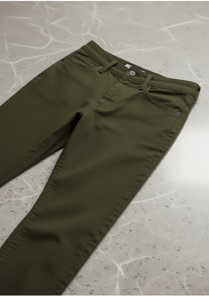 Martin Yeşil Gabardin Pantolon 00378A3057