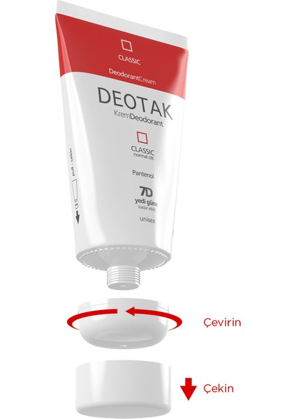 Klasik Krem Deodorant 35 ml