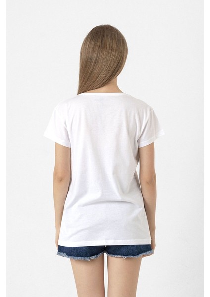 Sarı Kırmızı Leon Beyaz Kadın Bisikletyaka Tshirt fırsatları