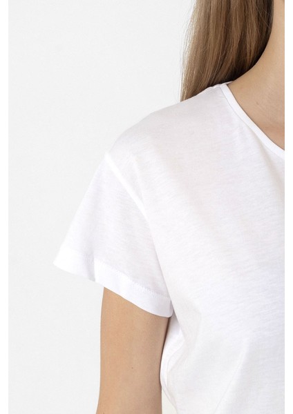 Sarı Kırmızı Leon Beyaz Kadın Bisikletyaka Tshirt indirimleri