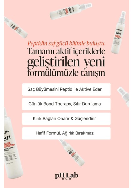Phlab Hair Bağ Terapisi Fermente Pirinç Suyu & Protein Complex Saç Maskesi