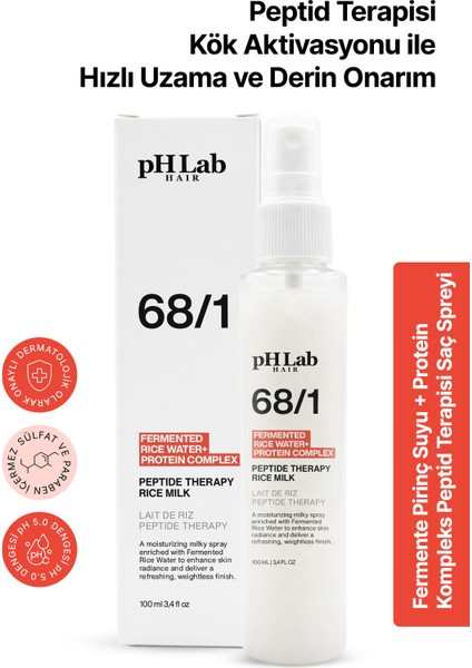 Phlab Hair Bağ Terapisi Fermente Pirinç Suyu & Protein Complex Saç Maskesi