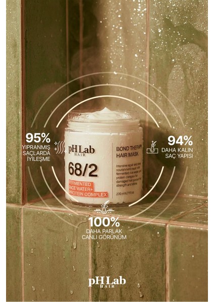 Phlab Hair Bağ Terapisi Fermente Pirinç Suyu & Protein Complex Saç Maskesi