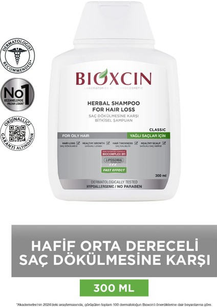 Klasik Yağlı Saçlar İçin Şampuan 3 x 300 Ml - Genesis Saç Dökülmesi Şampuanı Yağlı Saçlar 3 Al 2 Öde fiyatları