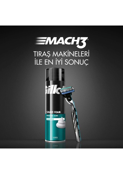 Hassas 200 ml Tıraş Köpüğü Cilt Koruyucu Özellikleri ile Ferahlatıcı Etki
