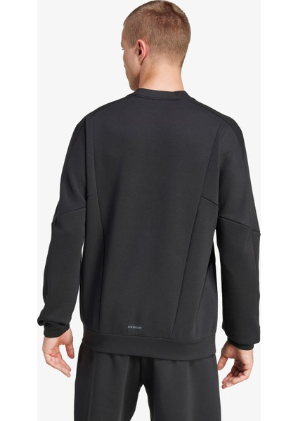 Designed For Training Crew Erkek Siyah Sweatshirt.- fiyatları