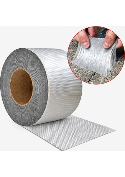 Boss Su Geçirmez Tamir Bandı 48MM*2MTGÜÇLÜ Yapışkanlı Izolasyon ve Sızdırmazlık Bandı Gri, görsel 1 / 2