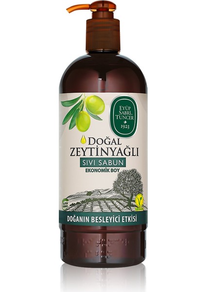 Eyüp Sabri Tuncer Zeytinyağlı Doğal Sıvı Sabun 750 ml Pet Şişe Yumuşak ve Besleyici Etki