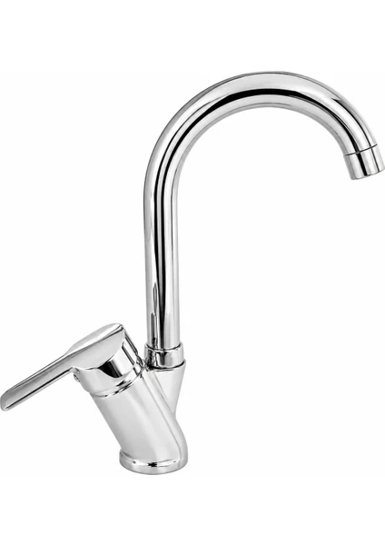 Ilhan Derya Krom Lavabo Bataryası, Tek Kollu Banyo Lavabo Musluğu, görsel 1 / 4