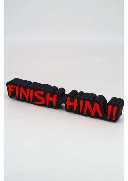 Mortal Kombat - Finish Him Logo - Masa Üstü Figür fiyatları