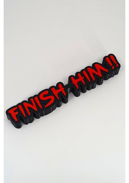 Mortal Kombat - Finish Him Logo - Masa Üstü Figür indirimleri