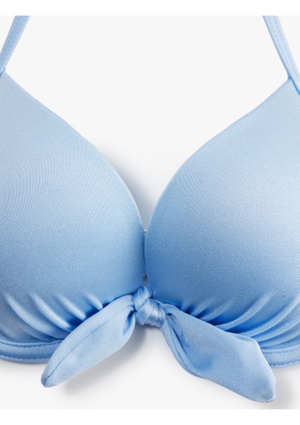 Fiyonk Detaylı Push-Up Bikini Üstü