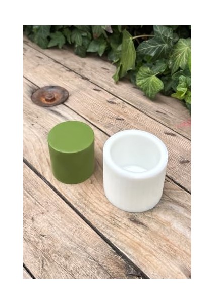 Silindir 3D Mum Kalıbı 6X6X6 (Silikon) 1 Adet modelleri