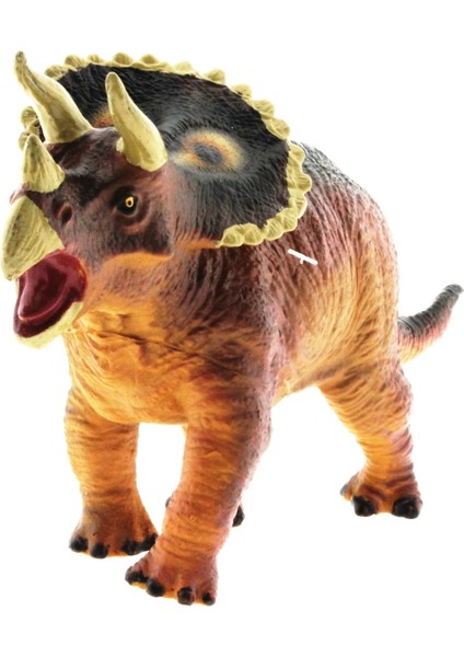 Yumuşak Plastik Dinozor Figür - Triceratops indirimleri