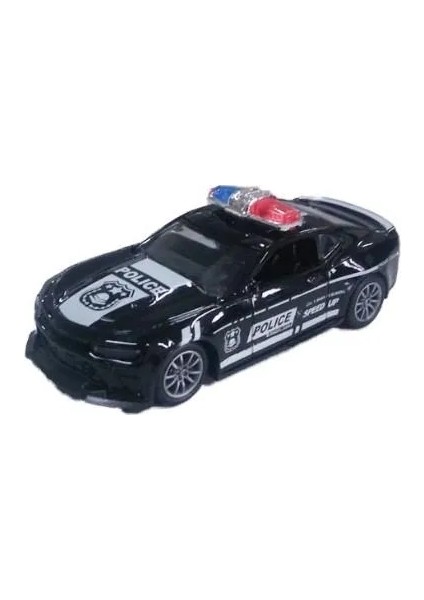 Çek Bırak Metal Polis Arabası - K137A54 - 1 Adet modelleri