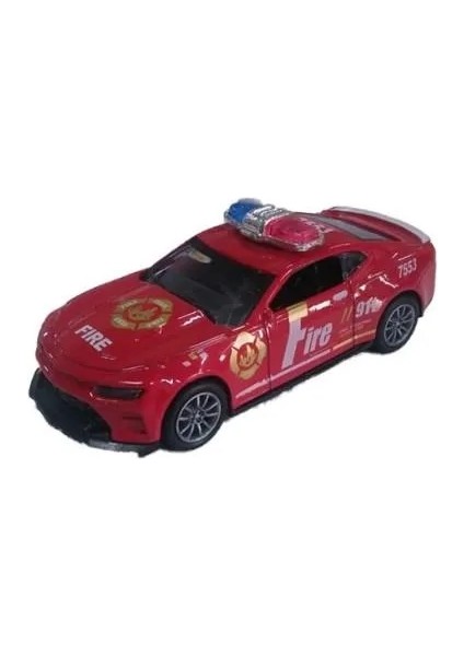 Çek Bırak Metal Polis Arabası - K137A54 - 1 Adet fırsatları