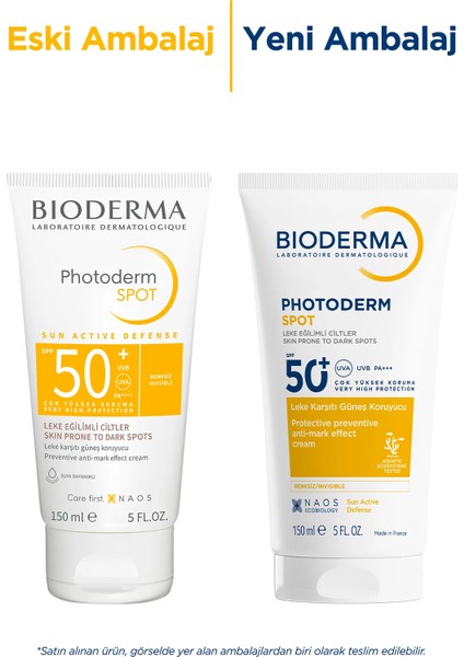 Photoderm SPOT SPF50+ Yüksek Korumalı Yüz ve Vücut Güneş Kremi 150 ml fiyatları