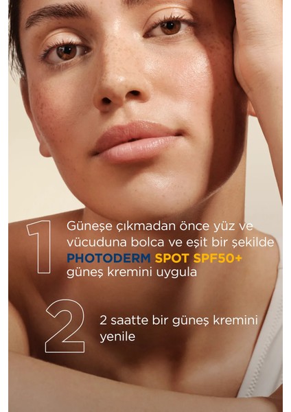 Photoderm SPOT SPF50+ Yüksek Korumalı Yüz ve Vücut Güneş Kremi 150 ml modelleri