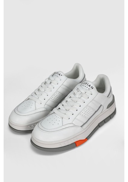 Edwın Erkek Deri Sneaker Ayakkabı Beyaz indirimleri