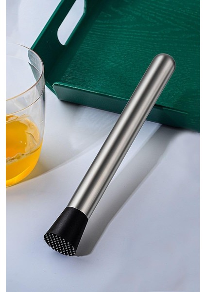 Çelik Kokteyl Muddler Barware Mojito Kokteyl Tokmağı CIN511SLV fiyatları