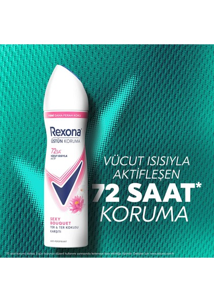 Üstün Koruma Kadın Sprey Deodorant Sexy Bouquet 150 ml modelleri