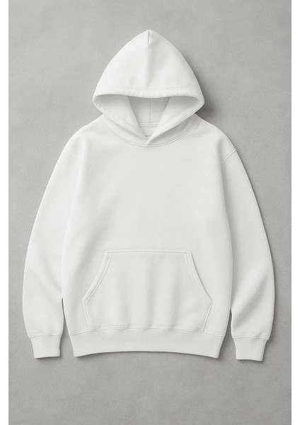 Everyday Baskı Oversize Couple Beyaz Sweatshirt modelleri