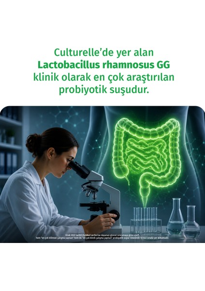 Probiyotik 30 Saşe, 5 Milyar Probiyotik, C ve D Vitamini, Yüksek Lif, Doğal Çilek Aromalı, Çocuk ve Yetişkin, Kolay kullanım