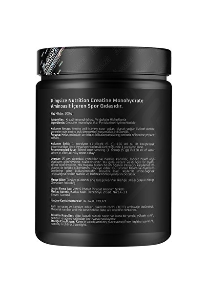 Creatine Powder 300 gr Aromasız - Aromasız fiyatları