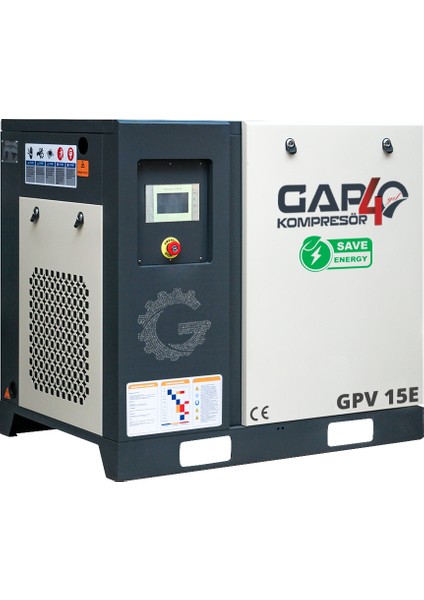 Vidalı Inventörlü Hava Kompresörü 15 Hp (Tek Makine) fiyatları