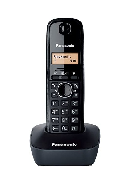 Kx TG1611 Dect Telefon-Siyah_gri Dect Telefon, Siyah modelleri