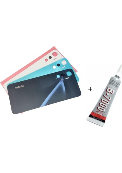Infinix Hot 20 Arka Batarya Pil Kapağı Mavi (B700 modelleri