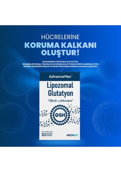 Advancemax Lipozomal Glutatyon 30 Kapsül 3 Adet fiyatları