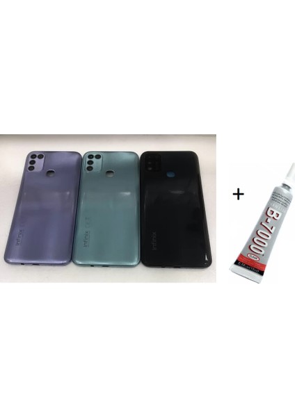 Infinix Hot 11 Play Arka Batarya Pil Kapağı Siyah fiyatları