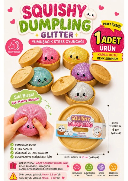 Simli - Squishy Dumplings Sürpriz Oyuncağı fiyatları