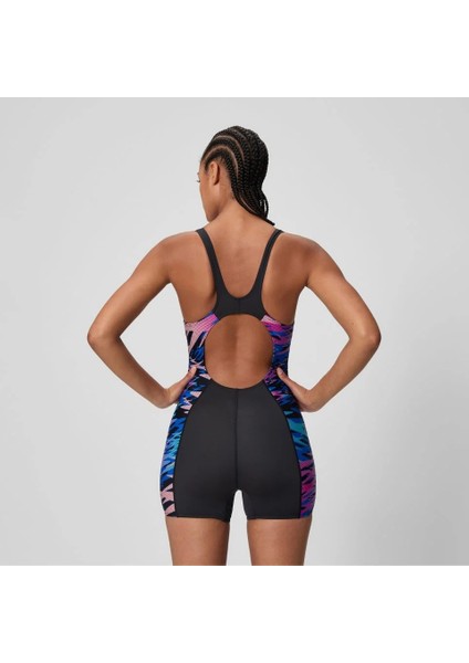 Hyperboom Splice Muscleback Kadın Şortlu Yüzücü Mayosu modelleri