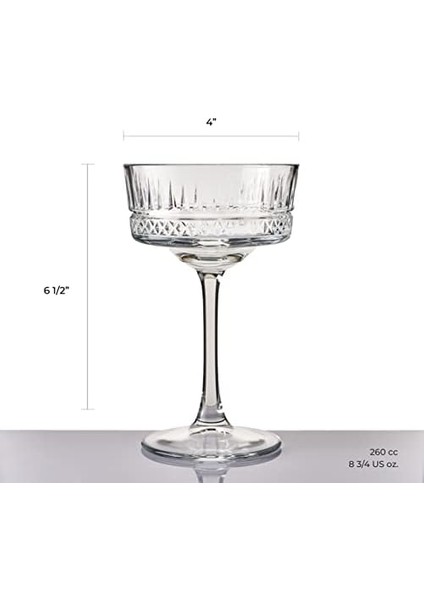 Şampanya Kadehi 260 cc 4'lü Hediyelik Kutu fiyatları