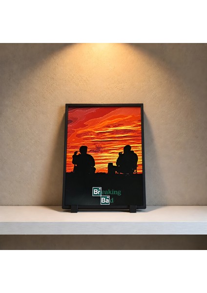 Breaking Bad Walter & Jesse 3D Tablo 15×20 cm fiyatları
