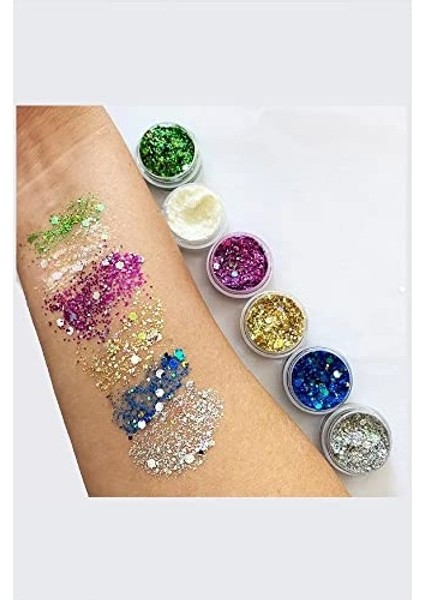 Gümüş Renkli Kalıcı Makyaj Simleri, Glitter Formül fiyatları