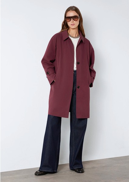 Bordo Trençkot 1110648-70422 modelleri
