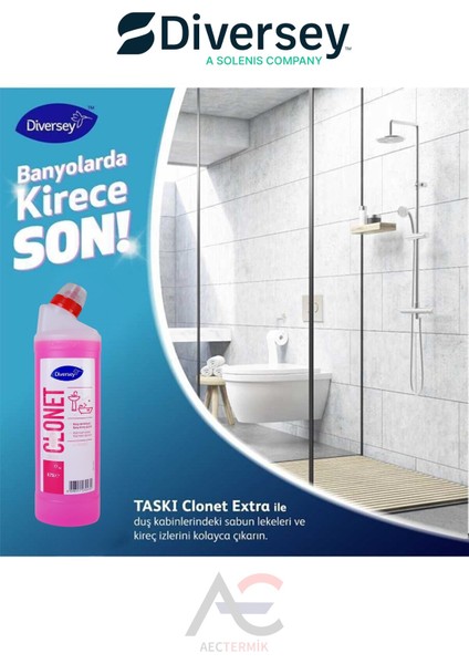 Taski Clonet Extra W41 Kireç Çözücü 750 ml Etkili Temizlik ve Parlaklık Sağlayan Formül fiyatları