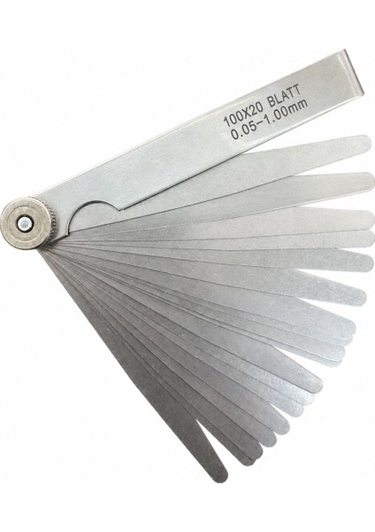 Sentil Filler Çakısı 0,05 - 1 X100 mm (20 Yaprak) fiyatları