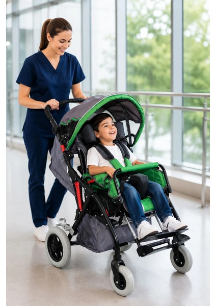 Dm-8001 Buggy 40 Cm Yeşil Engelli Puseti