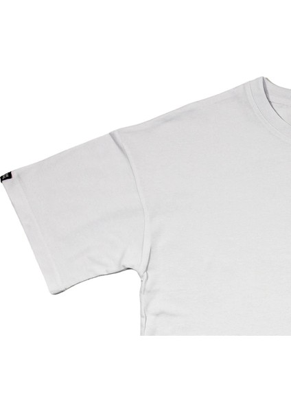 A02133 Baskılı Oversize Beyaz Kadın T-Shirt indirimleri