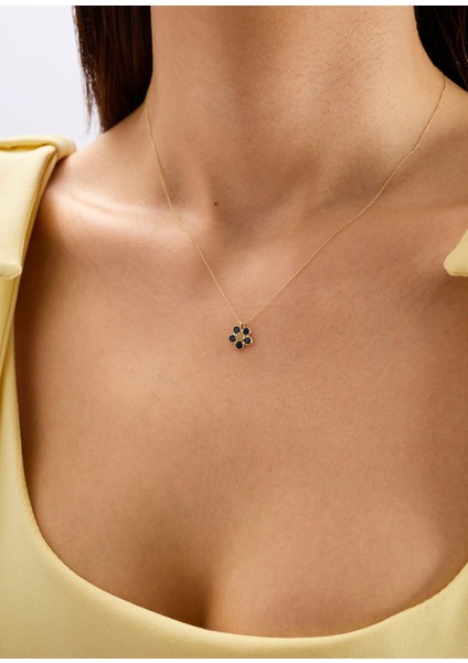 Daisy Sapphire 14 Ayar Altın Kadın Kolye fiyatları