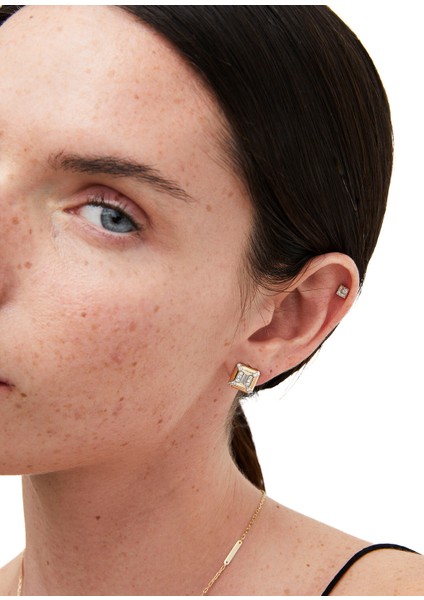 Cubic 14 Ayar Altın Pırlanta Piercing fiyatları