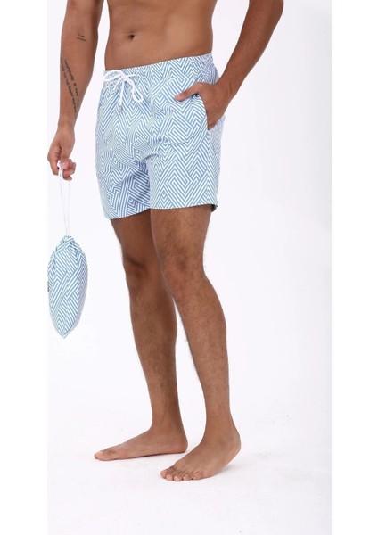 Bel Lastikli Bodrum Deniz Şortu modelleri