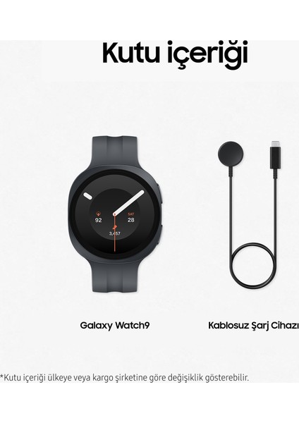 Galaxy Watch9 40mm Koyu Gri