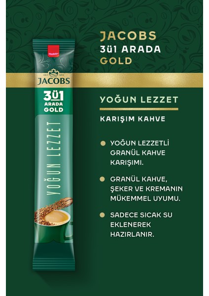3ü1 Arada Gold Yoğun Lezzet 720 gr Kafeinli Kahve Menşei Türkiye fiyatları