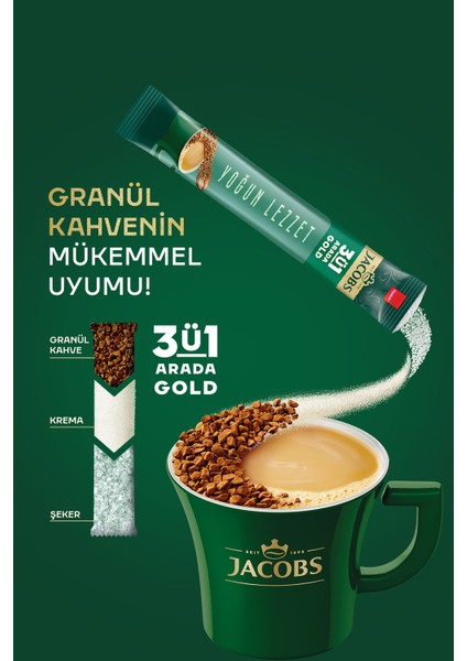 3ü1 Arada Gold Yoğun Lezzet 720 gr Kafeinli Kahve Menşei Türkiye indirimleri