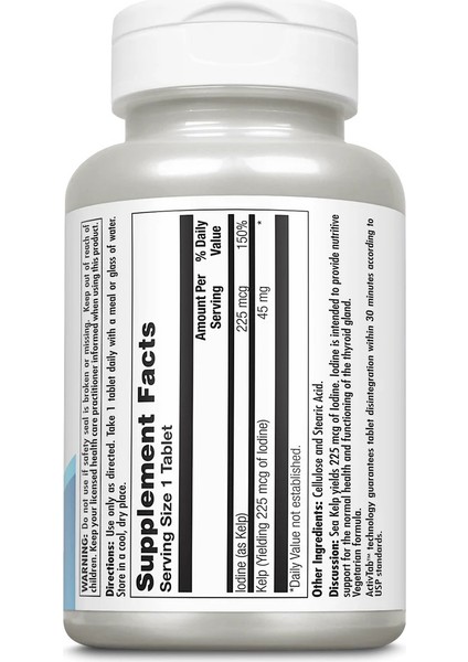 Kelp 225 Mcg Lodine 250 Tablets fiyatları